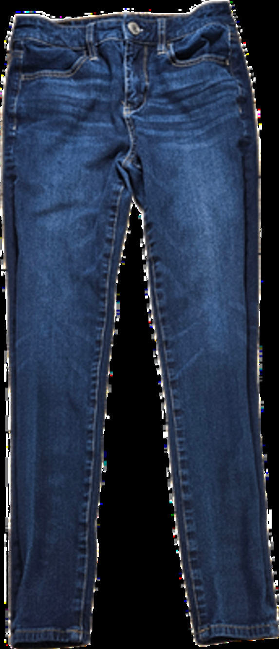 American Eagle Women's Dark Wash Hi-Rise Jeggings US 2 Regular Stretch Denim